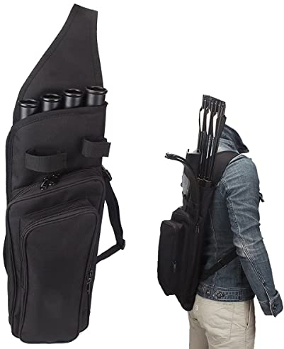 Bogenschießen Rücken Pfeil Köcher Multifunktionaler Taktischer Köcher Verstellbare Einschulter Zylindrische Jagd Ziel Pfeil Aufbewahrungstasche