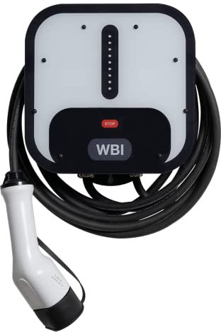 Pacchetto carica batterie WBI trifase 22kW per auto elettriche + ottimizzatore di ricarica WBI Meter + funzioni Power Control e Solar Control (bianca)