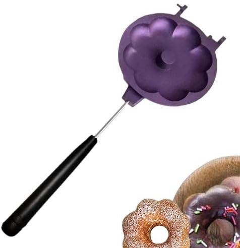 Máquina para hacer rosquillas para el hogar, molde de rosquillas de aluminio - Herramientas de decoración de pasteles resistentes - de cocción antiadherente para pasteles en capas de donuts,