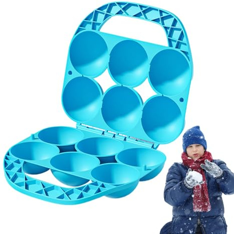 Clip de fabrication de boules de neige, outil de fabrication de boules de neige,Moule à boules de neige, jouets d'extérieur - Jouets de neige moules à neige, pince à boule de neige, jouets d'hiver, pe
