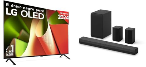 LG OLED77B46 77 4K OLED Smart TV Barre de Son S40TR 4.1, 400W