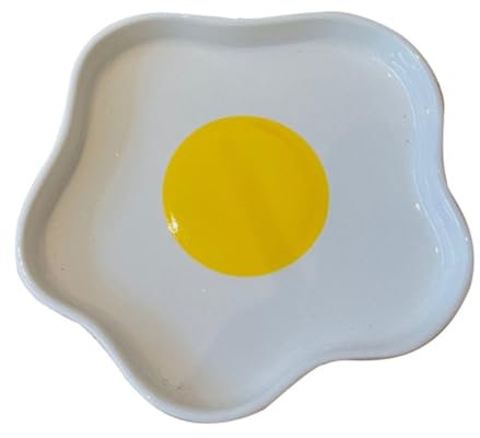 UTHCLO Plato De Cerámica Irregular Para Desayuno Diseño Mano Soporte Para Frutas y Postres Para Cocina Casa o Restaurante