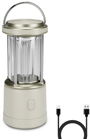 Lepro Lanterne Camping LED Rechargeable, 2000Lm Lampe Camping Puissante, Dimmable 5 Modes, Etanche Portable Suspendue, pour Camping, Bricolage, Secours, Garage, Cave, Urgence