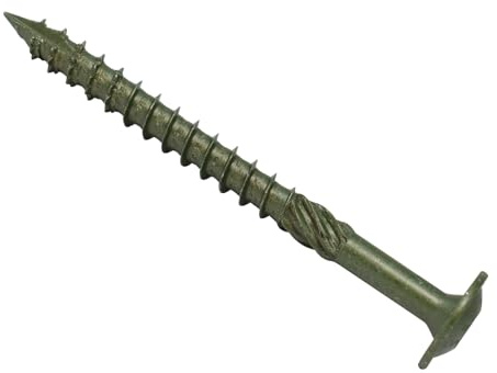 Forgefix SPECTRE Timmer fixeringsskruvar 6,7 x 65 mm GRN – låda med 50, korrosionsbeständiga, kraftiga skruvar för träkonstruktion och utomhusbruk.