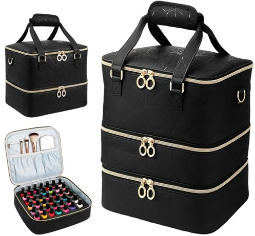 GREENSAPPIRE Nagellack Aufbewahrung Nagellack Organizer mit 3 Ebenen