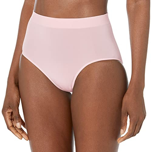 Wacoal Women's B-Smooth Brief Panty, Chalk Pink, XXL