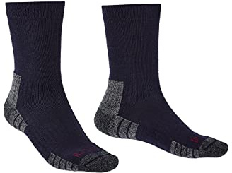 Bridgedale HIKE Lightweight Merino Performance Boot Original Men's Lightweight Sock Wool Fusion Technology All day Comfort in Warm Conditions Anti Shock Cushioning Hiking Walking Y Heel No Slippage
