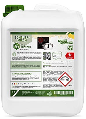Furth Chemie, Profi-Scheuermilch, hinterlässt keine Kratzer auf Oberflächen (5 L)