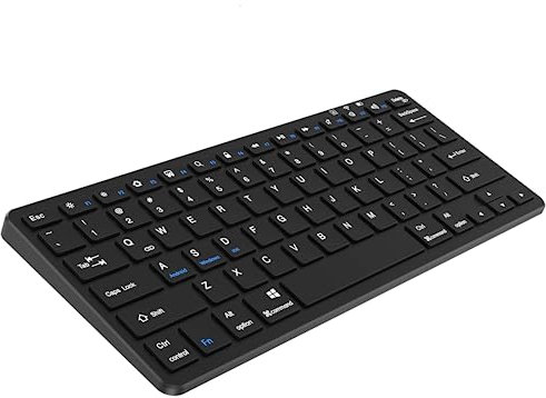 aMZCaSE Bluetooth Keyboard for iPad, Compatible With 10.2''/9.7'', Pro 11''/12.9'', Air/Mini/iPhone, Wireless for Windows, iOS, Android, Black