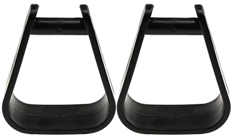 Fenteer Kinder-Steigbügel, 2 x Pferde-Steigbügel, Kinder-REIT-Steigbügel zum Reiten, Sattelzubehör, Training