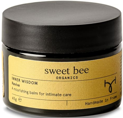 Sweet Bee Vaginal Moisturizer Cream for Intimate Hydration | Gentle Vagina Cream with Wild Yam Cream Extract, Comfrey Leaf and Sweet Almond Oil | Plant Based Comfort Care | 60ml