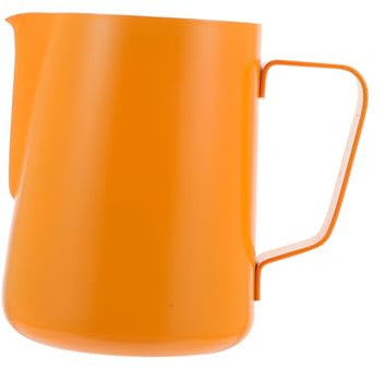 Gatuida cafetera con leche coffee machine cafetera lor lata cafe Espumador café cafetera prensa Taza de café avena jarabe taza de espuma jarra de espuma de cafe Acero inoxidable Orange