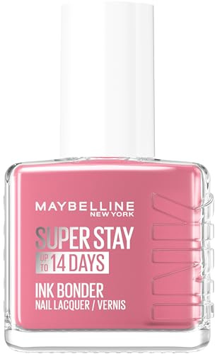 Maybelline New York Nagellack, langanhaltend, intensive und pigmentierte Farben, stärkt beschädigte Nägel, Superstay Ink Bonder, Tönung: Iced Iris 956, 12 ml