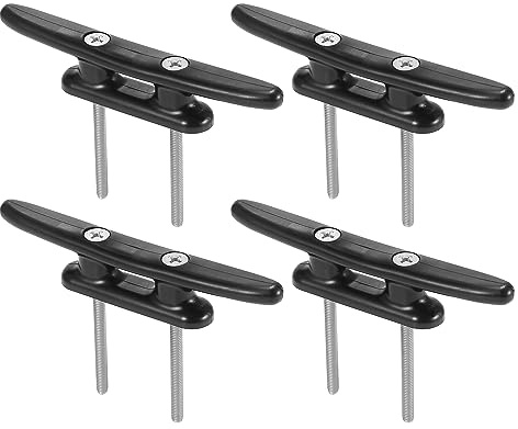 X AUTOHAUX 4pcs 4 Inches 100mm Boat Dock Nylon Cleats Kayak Canoe Cleats
