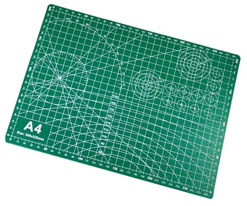 HIHUHEN Alfombra de costura auto-regenerativa A4, 30x22 cm Alfombra de corte para artesanía de doble cara de 5 capas flexible antideslizante (A4)