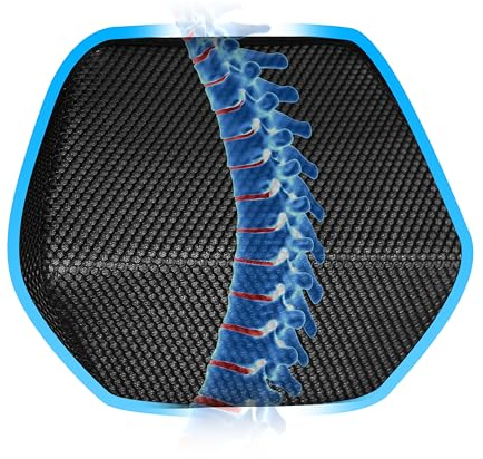 OLYDON Komfortable Lordosenstütze Auto - Ergonomisches Lendenkissen Auto für optimalen Rückenhalt - Rückenkissen für Auto- und Bürostühle - Linderung von Rückenschmerzen - Schwarz