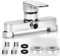 Apkezel Duscharmatur, Aufputz Mischbatterie Dusche, Einhebelmischer dusche zur Wandmontage, Armatur Dusche mit Keramikventil Kern, Chrom-Wasserhahn Dusche mit G ½ Auslauf