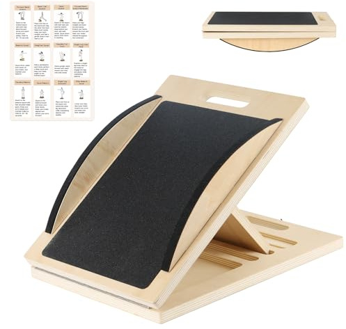 2-in-1 Balance Board & Slant Board, Adjustable Stretch Board