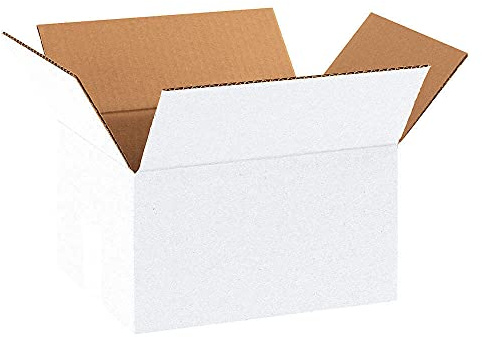 Scatole Cartone Bianche 35x25x15cm Scatoloni Imballaggio Spedizioni Cartoni Trasloco Scatoli in cartone Ondulato Leggere Solide e Resistenti - set da 5 - Made in Italy