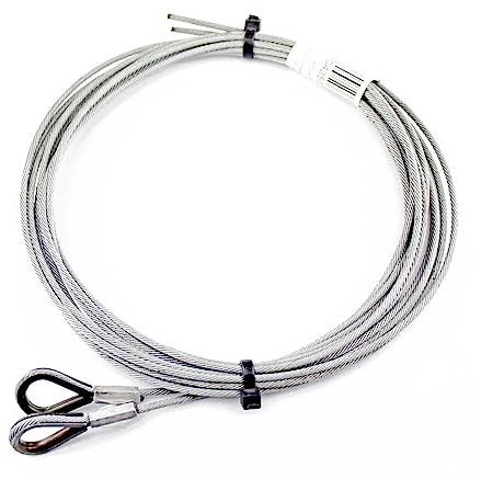 Hörmann Drahtseile Ø 3mm Beschlag N, L: 3500mm für Sektionaltor