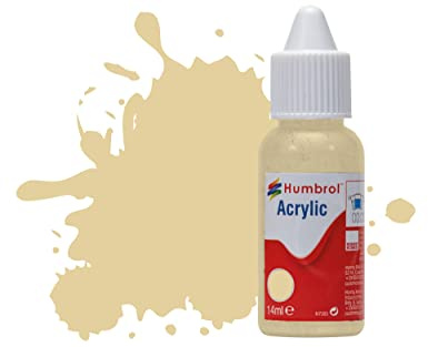 Humbrol Peinture Acrylique NO121, Flacon Compte-Gouttes Mat, 14 ml