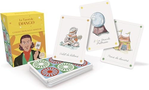 Grimaud – Le Tarot de Django – Collection Soul Shadow 2 – Introduction au Tarot divinatoire pour débutant – Cartomancie