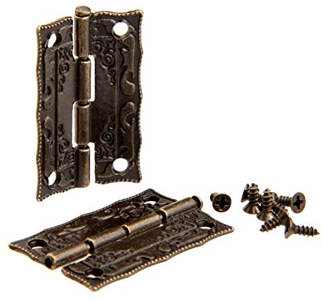 Mgoodoo 2 pezzi antica goffratura oscillazione serratura serratura per mobili armadio legno portagioie