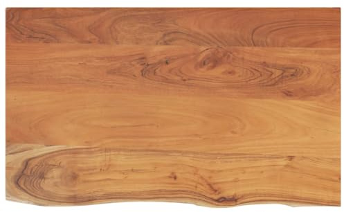 vidaXL Piano di lavoro Bagno Rettangolare Legno massiccio Acacia 100x60x3,8 cm