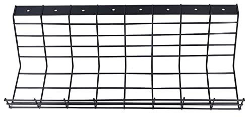 Iron Tables Power Shlef Wire Desk Wire Management Organizer Cable Management Tray Tray Desk Cable Storage Box for USB Hubs Power Boards with 8 Screws