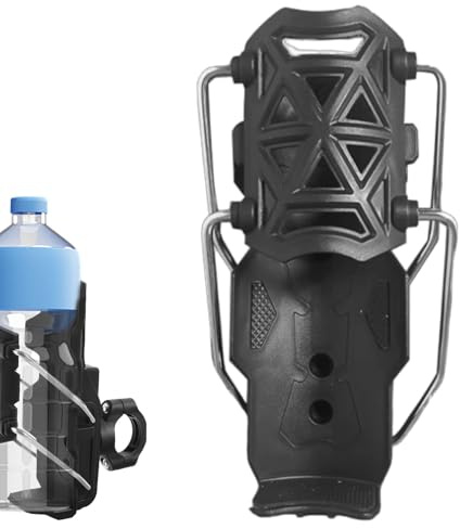 Guide des Supports de Tasses à vélos - [ Abs + Porte-Boissons en Acier Inoxydable pour Moto, Scooter et VTT | Porte-Bouteille d'eau 3.2 à 8 cm Diamètre réglable pour Les Voyages, Le v