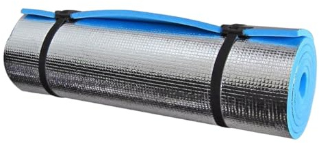 Tjock yogamatta 20 mm – extra tjock träningsmatta med bärrem, vattentät och halkfri för inomhusträning och utomhuscamping | Mångsidiga fitnessmattor för gym, dans, gräs och strand
