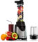 Sensio Home Personal Blender Smoothie Maker - Electric Blender and Grinder for Fruit, Vegetables, Protein Shakes – BPA Free 600ml Portable Sports Bottle, Grinder - 500W
