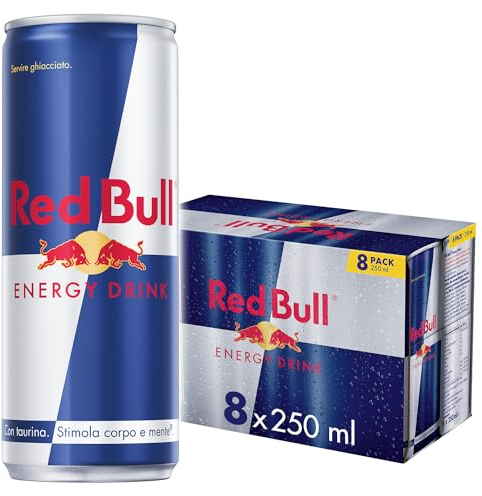 Red Bull Energy Drink, 250 ml (8 Lattine)