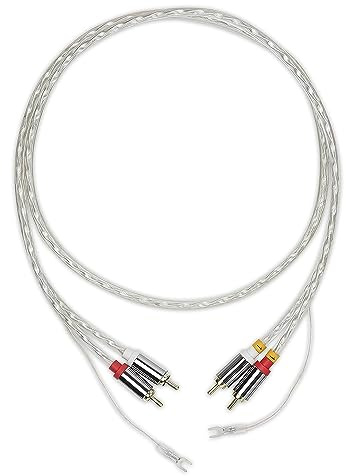 Pro-Ject Project Connect IT E Phono - RCA RCA Earthed Cable for Audiophile (1.22m Only)