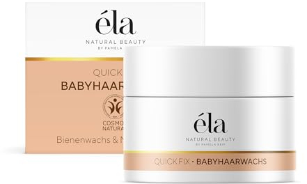 éla Natural Beauty Babyhaarwachs Quick Fix - Natürliches Haarwachs entwickelt mit Pamela Reif - Mit Bienenwachs & Bio-Mangobutter - 1 x 20 ml