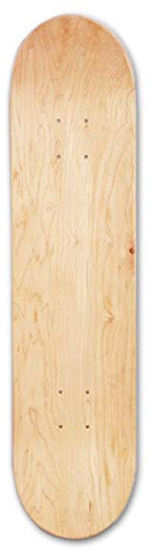 Generisch Blank Skateboard Deck 8 Zoll 8-lagiges Double Concave Skateboard,Klassisches Naturholz Ahorn Skate Deck Board Skateboards Deck,Natürliches Skate Deck, Skateboards, Deck,