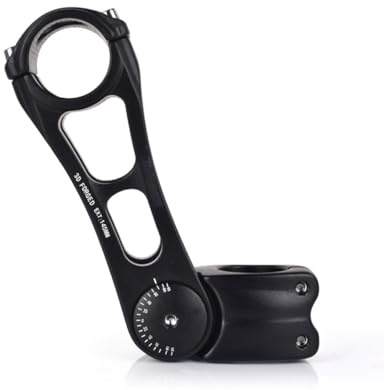 HOUSON Aluminum Mountain Bike Handlebar Stem, 31.8mm x 145mm, ±85° Adjustable, Black