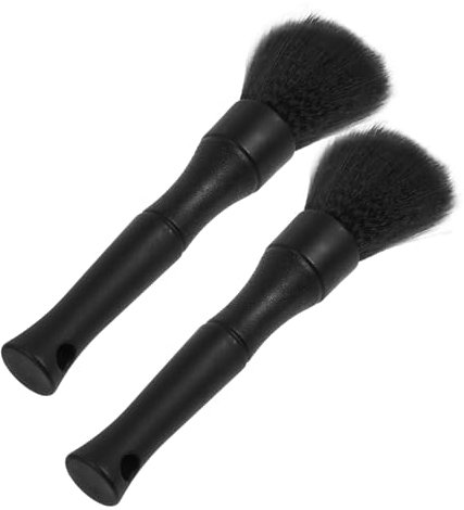 Happyyami 2pezzi Spazzole Auto per Pulizia dei Interni Kit Spazzole per Camion e Veicoli per Cura dei Dettagli Auto Resistenti all Ripetuto per Pulire Prese d'Aria e Altre Parti