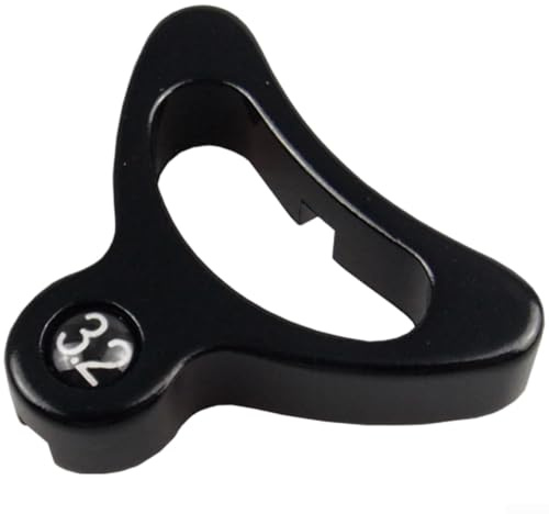 Honseadek Llave de ajuste de llanta de bicicleta, afinador de pezón de radios para ciclismo, llave de tensión de radio ergonómica, llave de radio de bicicleta de 3,2 mm, 3,3 mm, 3,5 mm (negro 3,2 mm)