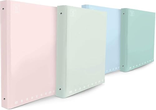 Pigna Ring Omslag A4 Monokrom Pastel Packare, Multifärg, 8005235166523