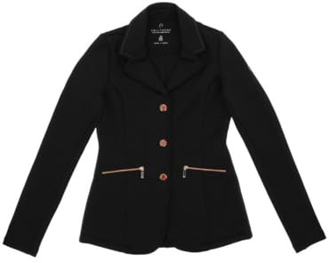 EQUITHEME Veste de Concours Athens - Enfant - Couleurs - Noir, Taille Enfants - 12 Ans