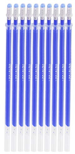 Tyg Marker Penna Refill, 100 st, Värmekänslig Borttagbar, för Skräddare Sömnad och Quiltning