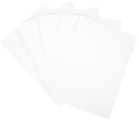 COHEALI 5 Stück Blätter Aktenvernichter Schmiermittel Hunde wasserbrunnen Ölpapiere schmieren Schredder-Schmiermittel Schmieröl Haustier Lieferungen Wasserspender Motoröl Werkzeug Weiß