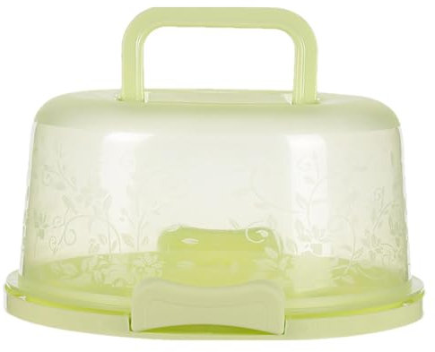 Scatola porta torta, scatola per il trasporto di torte, contenitore per torte, scatole per torte con coperchio trasparente, porta torte con manico, scatola per conservare alimenti, per torte, verdure,