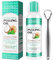 Kokosnuss-Ziehöl für die Zähne 237ml, Kokosöl, Öl Mundspülung, Mundziehöl mit Kokosnuss & Pfefferminzöl, Minzöl zum Ziehen von Mundwasser mit Zungenschaber