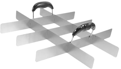 Ronyme Divisor de Pasteles, Cortador de Pasteles, Regalo de Tarta de Queso, Servidor de Pan, Marcador de porciones Iguales para rebanadas Uniformes, hogar, con 9 Rebanadas