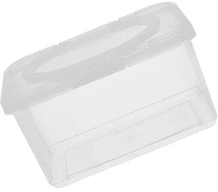 MUELODSIC Dispensador de Toallitas Reutilizable para Tapa Transparente Caja Compacta y Versátil para Baño Guardería y Hogar Organizador Práctico para Pañales y Toallitas Infantiles