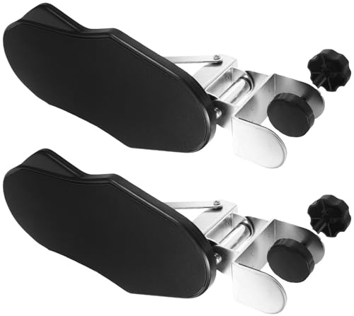 Kisangel 2 Pièces Support Ergonomique Réglable pour Bureau Repose-poignet Souris en Mousse Confortable et Cadre en Acier Inoxydable Pliable pour Travail Intensif au Bureau
