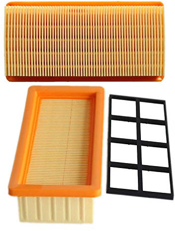 N / A Yooria - Filtro plisado plano para chimenea Kärcher AD3, AD 3.200, AD.3000, AD3 Premium