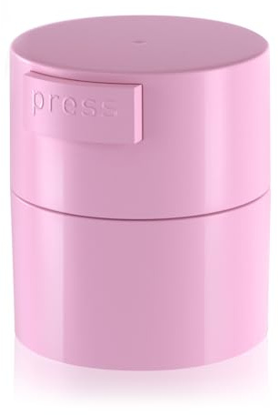 Buqikma Eyelash Glue Storage Container, Pink Sealing Extension Eyelash Glue Jar Storage Tank with Bottom Sealed Adhesive Stand Activated Storages for Eyelashes Extension (Pink)